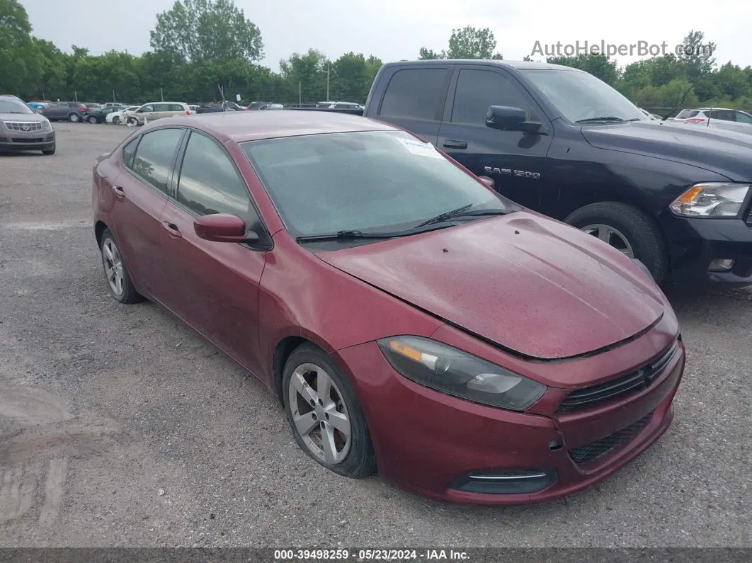 2015 Dodge Dart Sxt Red vin: 1C3CDFBB5FD307401