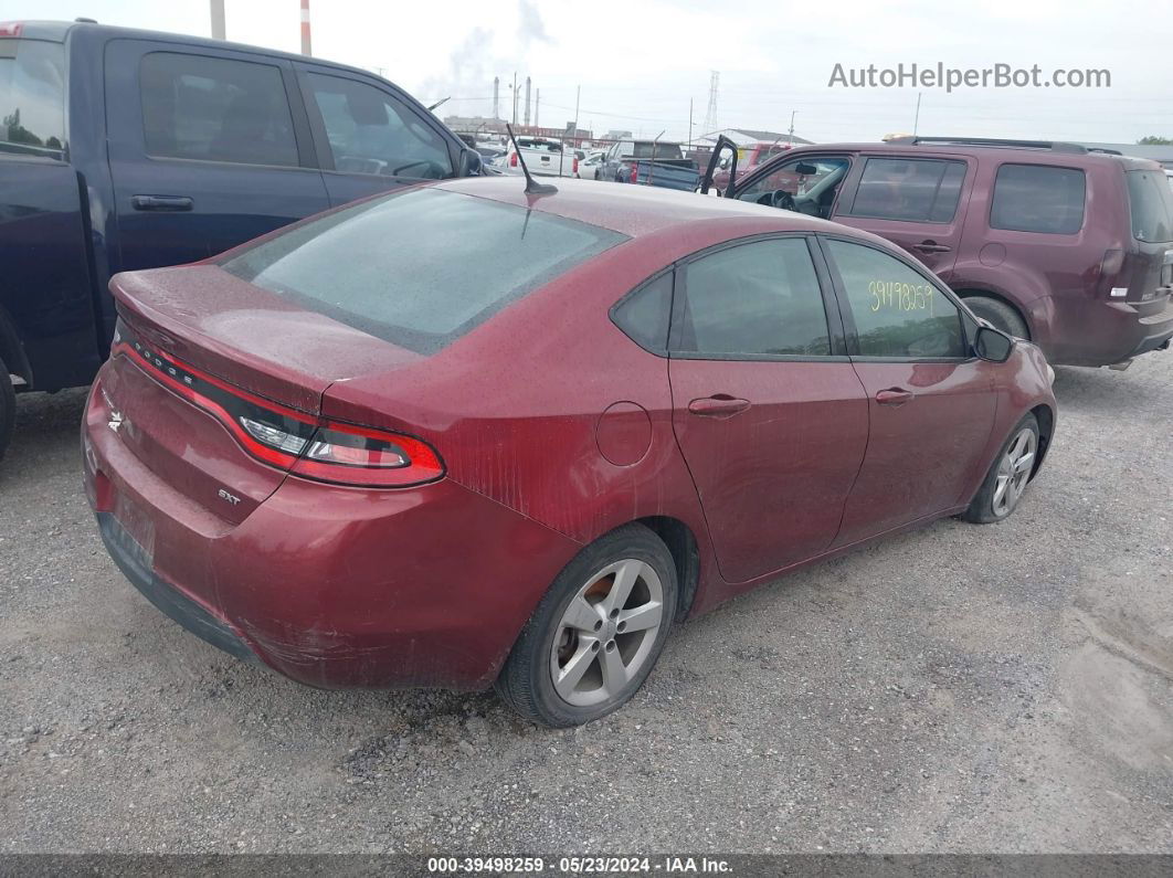 2015 Dodge Dart Sxt Red vin: 1C3CDFBB5FD307401