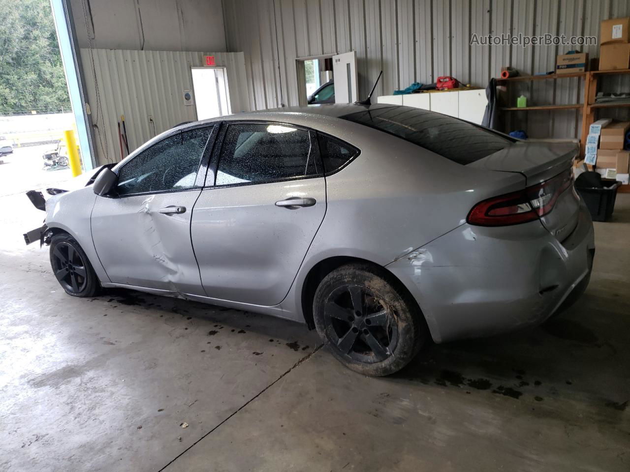 2015 Dodge Dart Sxt Silver vin: 1C3CDFBB5FD308953