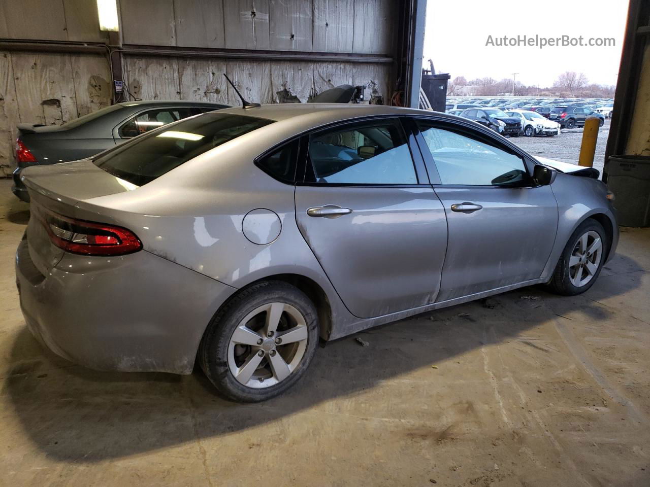 2015 Dodge Dart Sxt Silver vin: 1C3CDFBB6FD122693