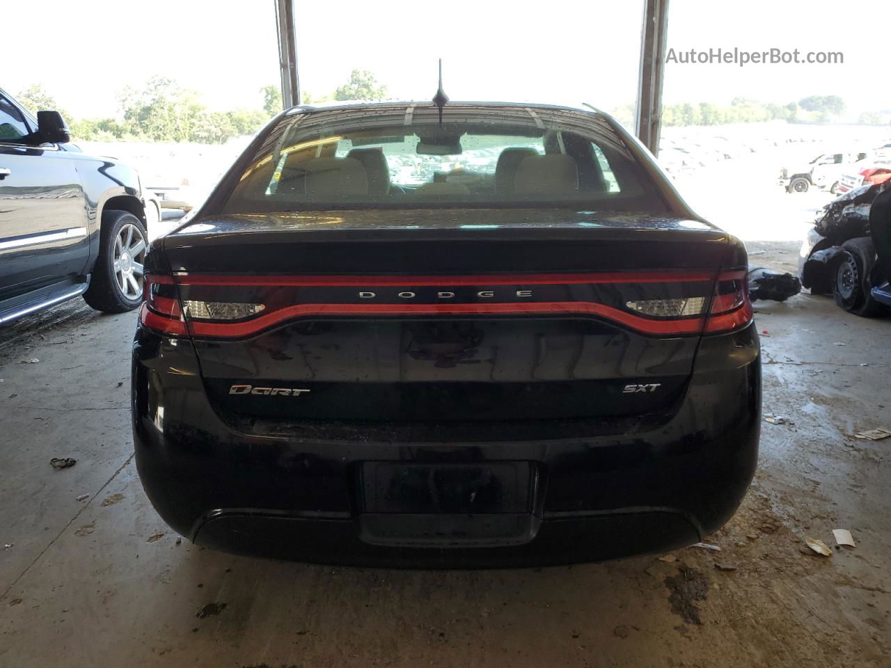 2015 Dodge Dart Sxt Black vin: 1C3CDFBB6FD140563