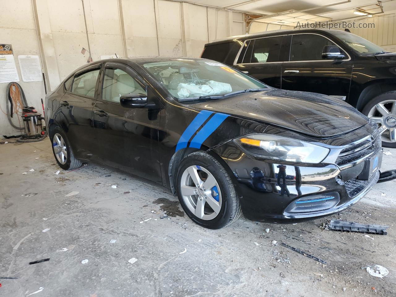 2015 Dodge Dart Sxt Black vin: 1C3CDFBB6FD140563