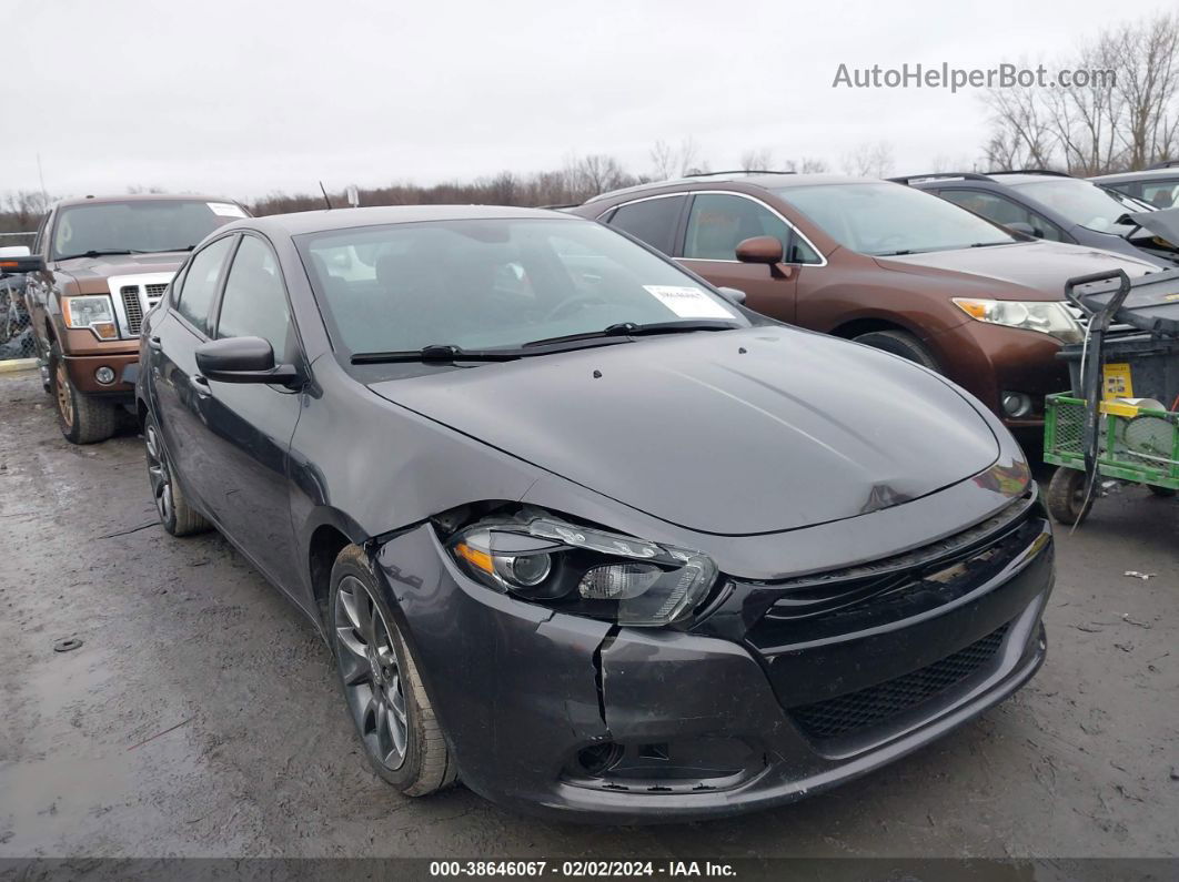 2015 Dodge Dart Sxt Gray vin: 1C3CDFBB6FD150302