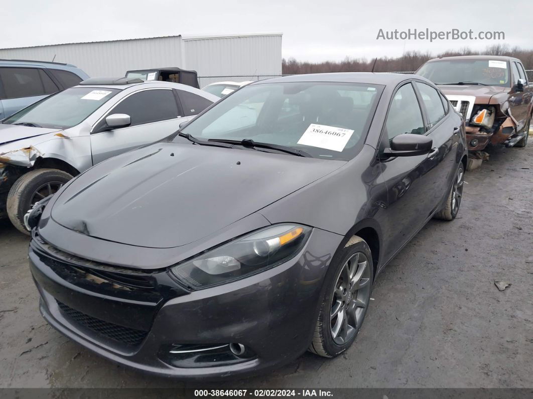 2015 Dodge Dart Sxt Gray vin: 1C3CDFBB6FD150302