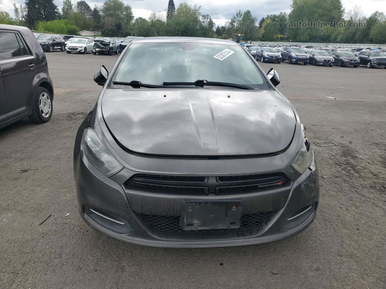 2015 Dodge Dart Sxt Gray vin: 1C3CDFBB6FD159078