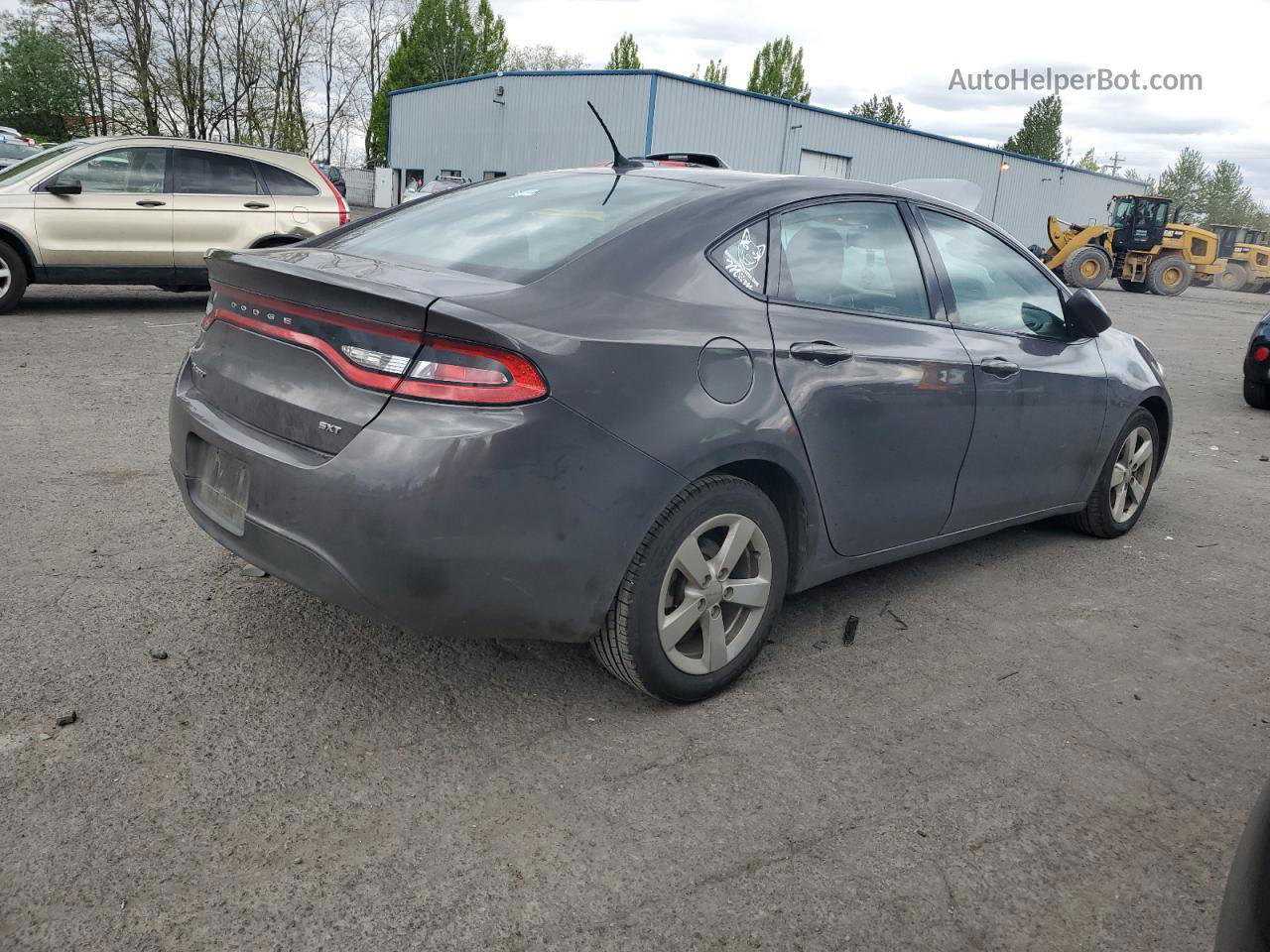 2015 Dodge Dart Sxt Gray vin: 1C3CDFBB6FD159078