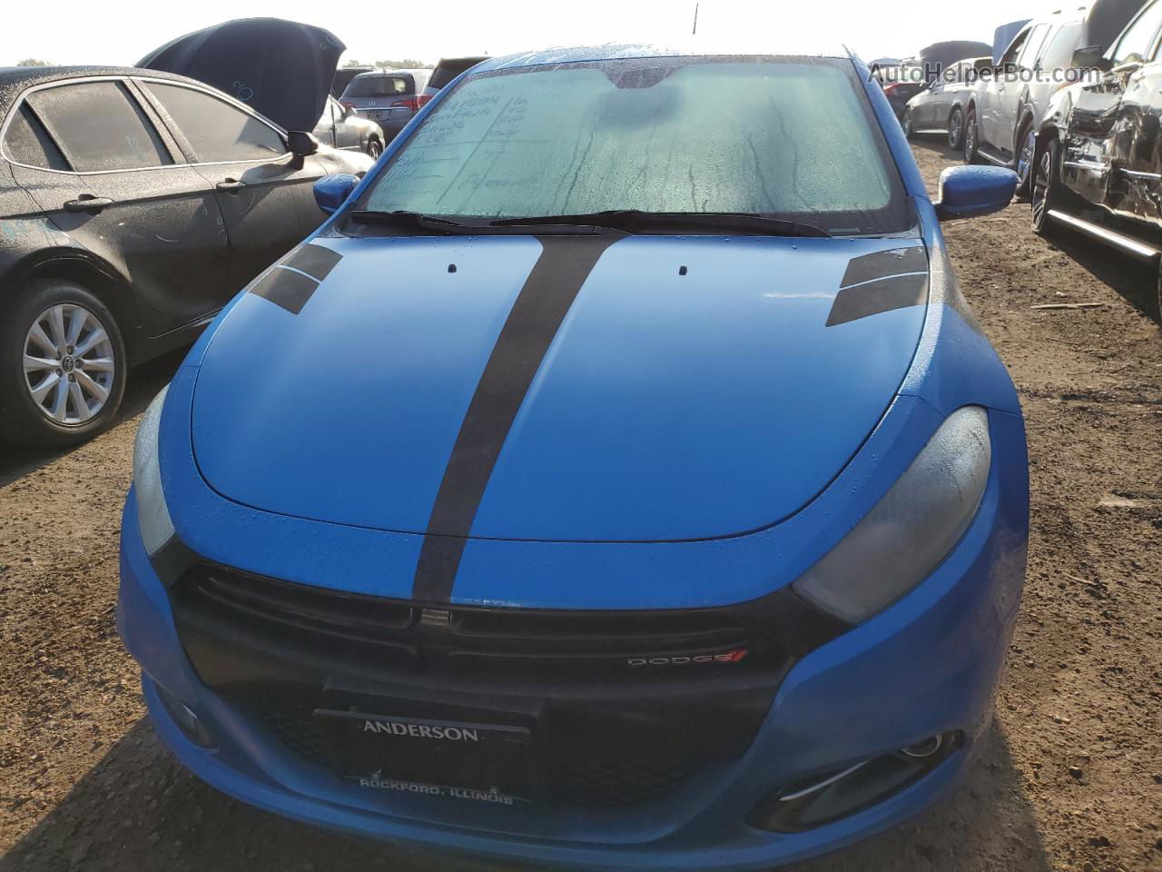 2015 Dodge Dart Sxt Blue vin: 1C3CDFBB6FD166547