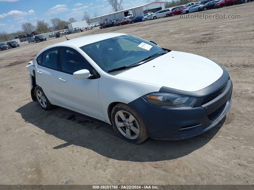 2015 Dodge Dart Sxt White vin: 1C3CDFBB6FD223085