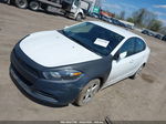 2015 Dodge Dart Sxt White vin: 1C3CDFBB6FD223085