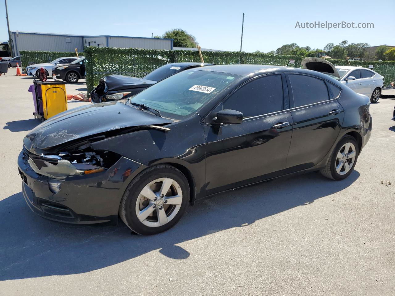 2015 Dodge Dart Sxt Black vin: 1C3CDFBB6FD237908