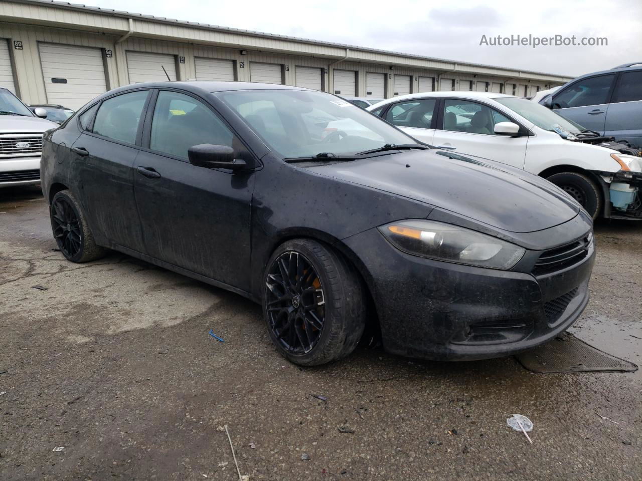 2015 Dodge Dart Sxt Black vin: 1C3CDFBB6FD266549