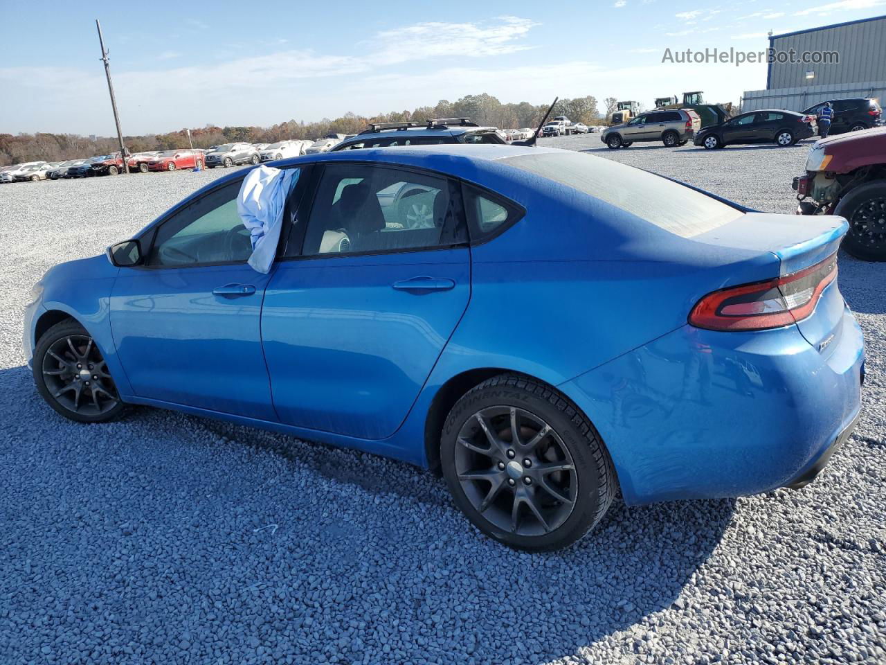 2015 Dodge Dart Sxt Blue vin: 1C3CDFBB6FD301011