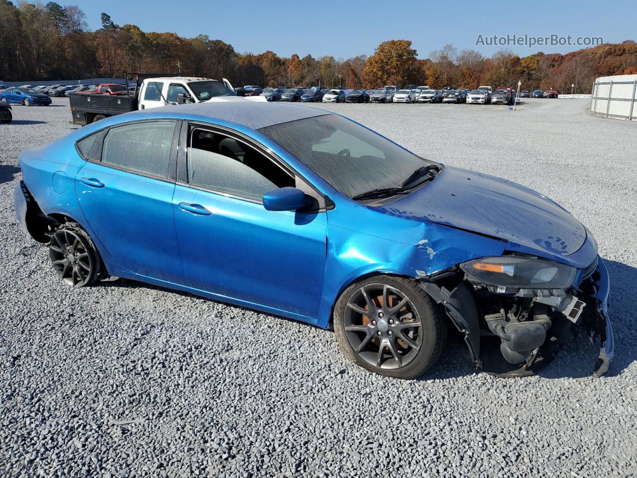 2015 Dodge Dart Sxt Blue vin: 1C3CDFBB6FD301011