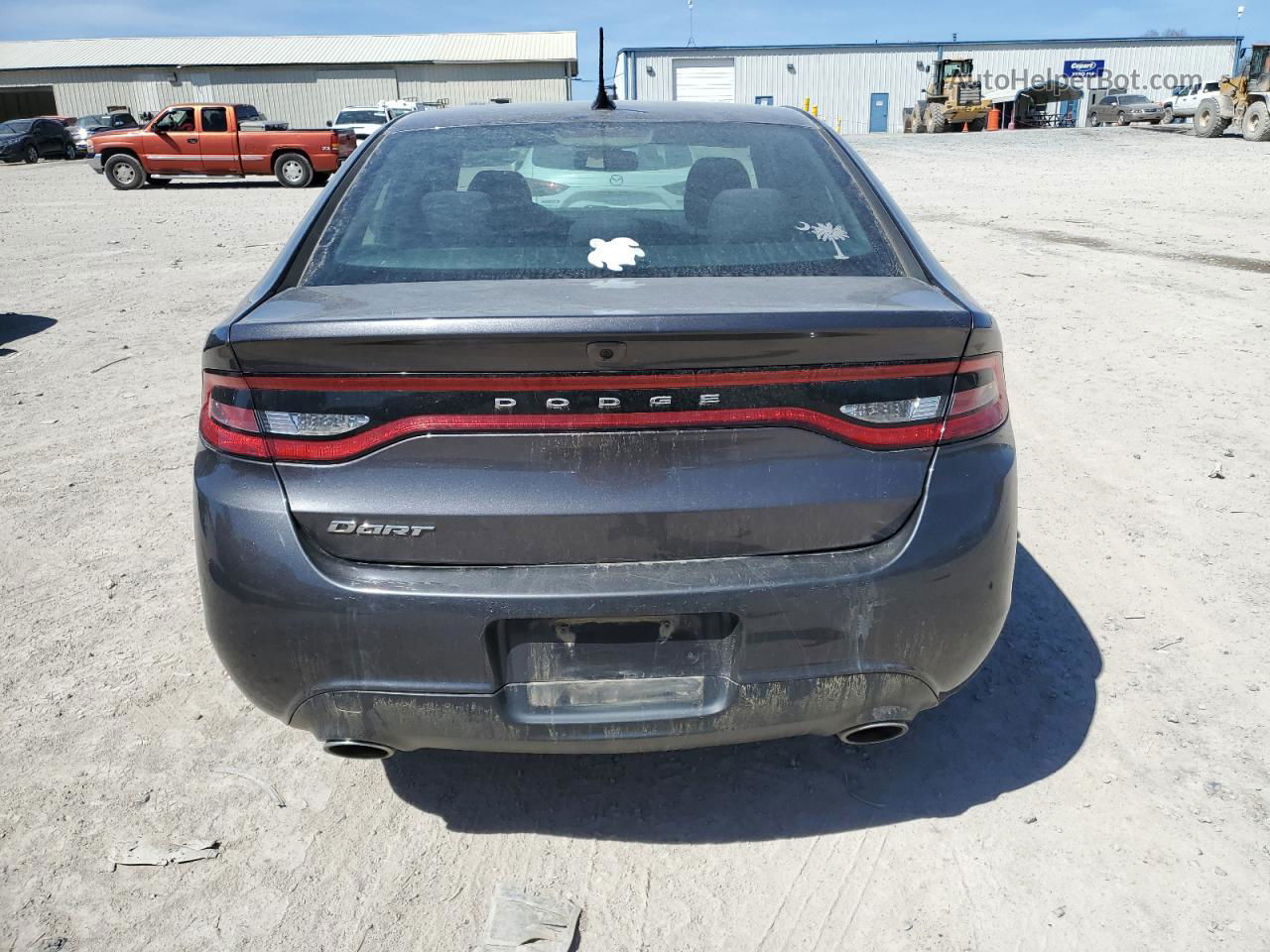 2015 Dodge Dart Sxt Gray vin: 1C3CDFBB6FD315572