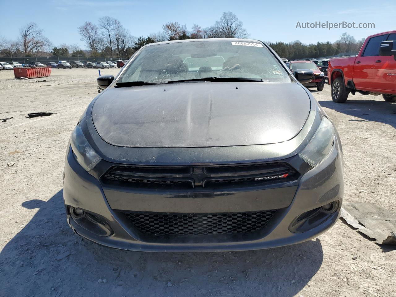 2015 Dodge Dart Sxt Gray vin: 1C3CDFBB6FD315572