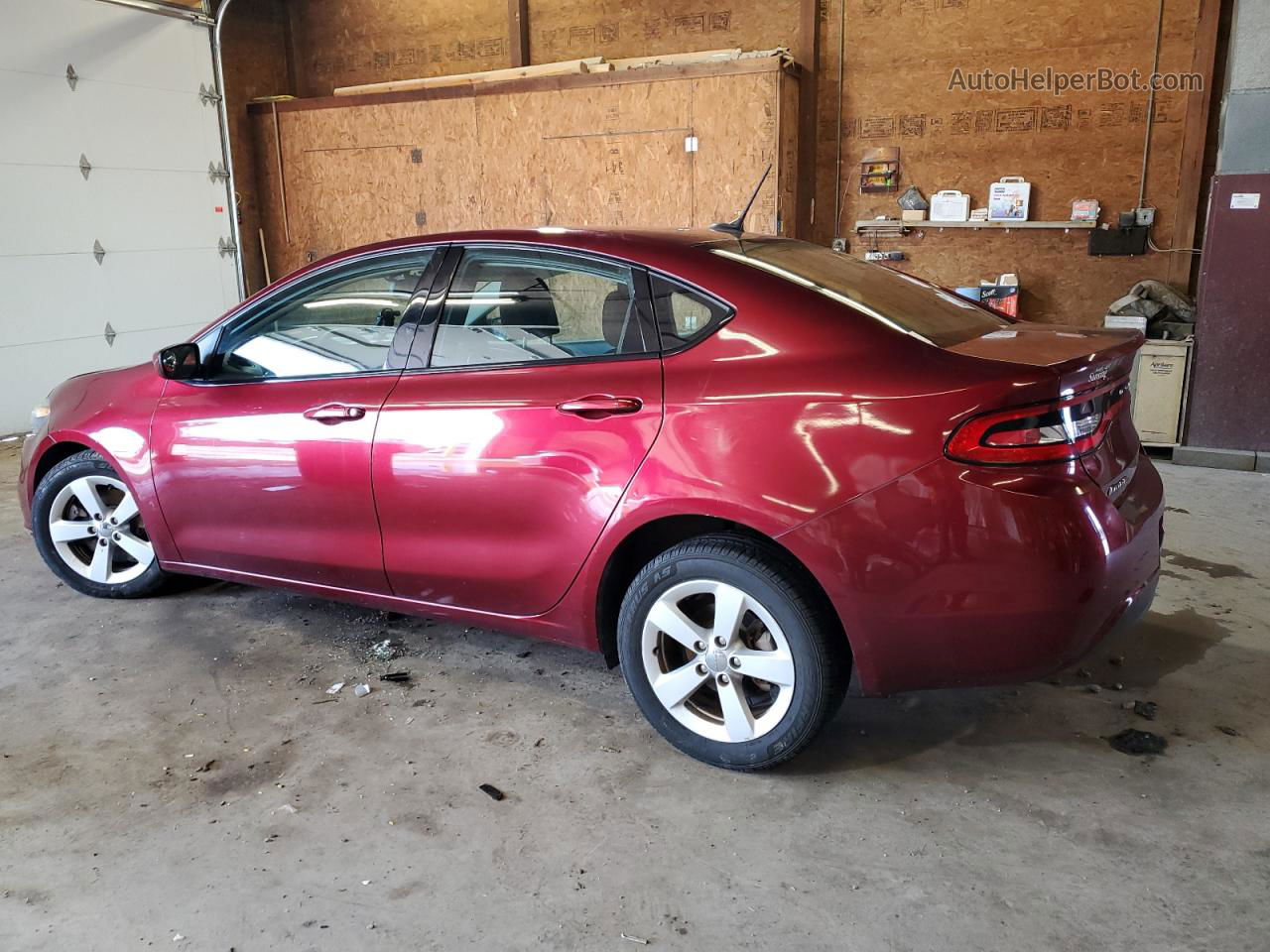 2015 Dodge Dart Sxt Burgundy vin: 1C3CDFBB6FD319668