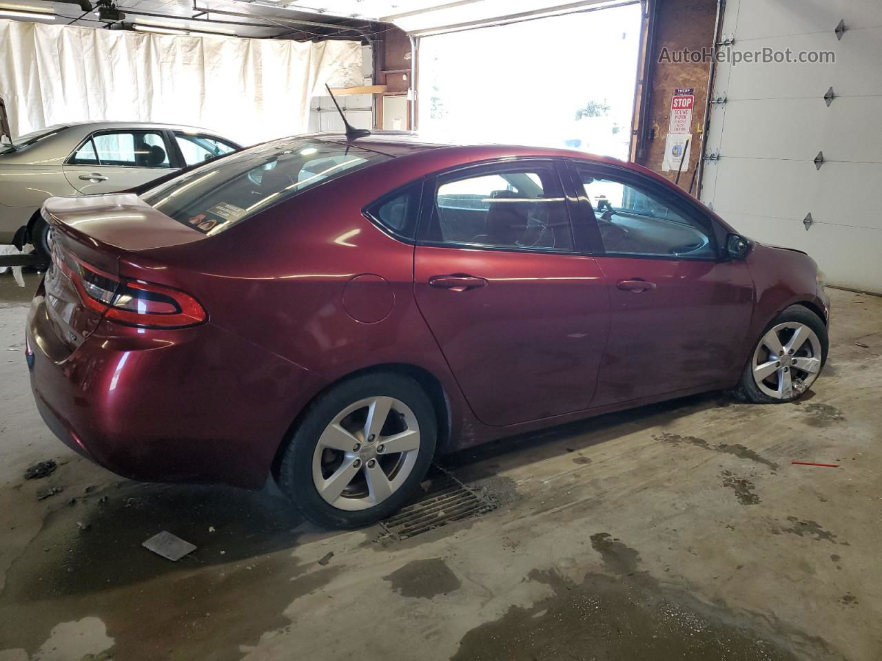 2015 Dodge Dart Sxt Burgundy vin: 1C3CDFBB6FD319668