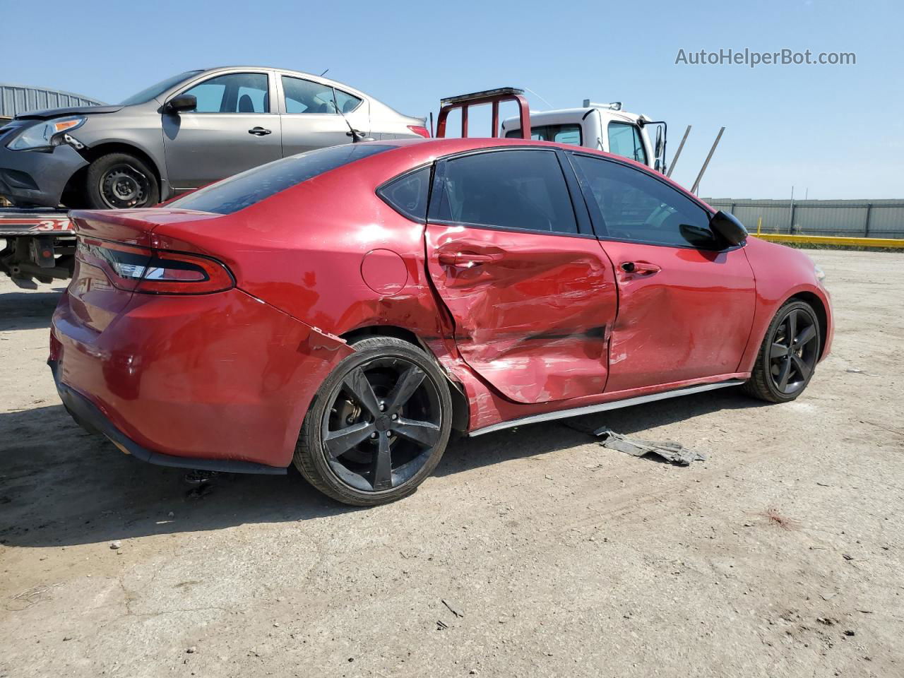 2015 Dodge Dart Sxt Бордовый vin: 1C3CDFBB6FD379076