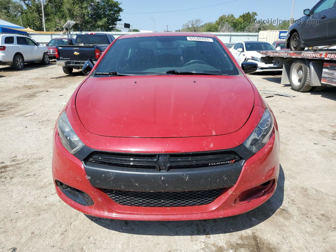 2015 Dodge Dart Sxt Бордовый vin: 1C3CDFBB6FD379076