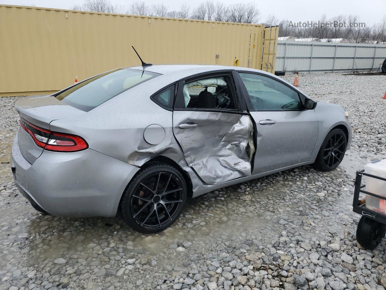 2015 Dodge Dart Sxt Silver vin: 1C3CDFBB6FD390661