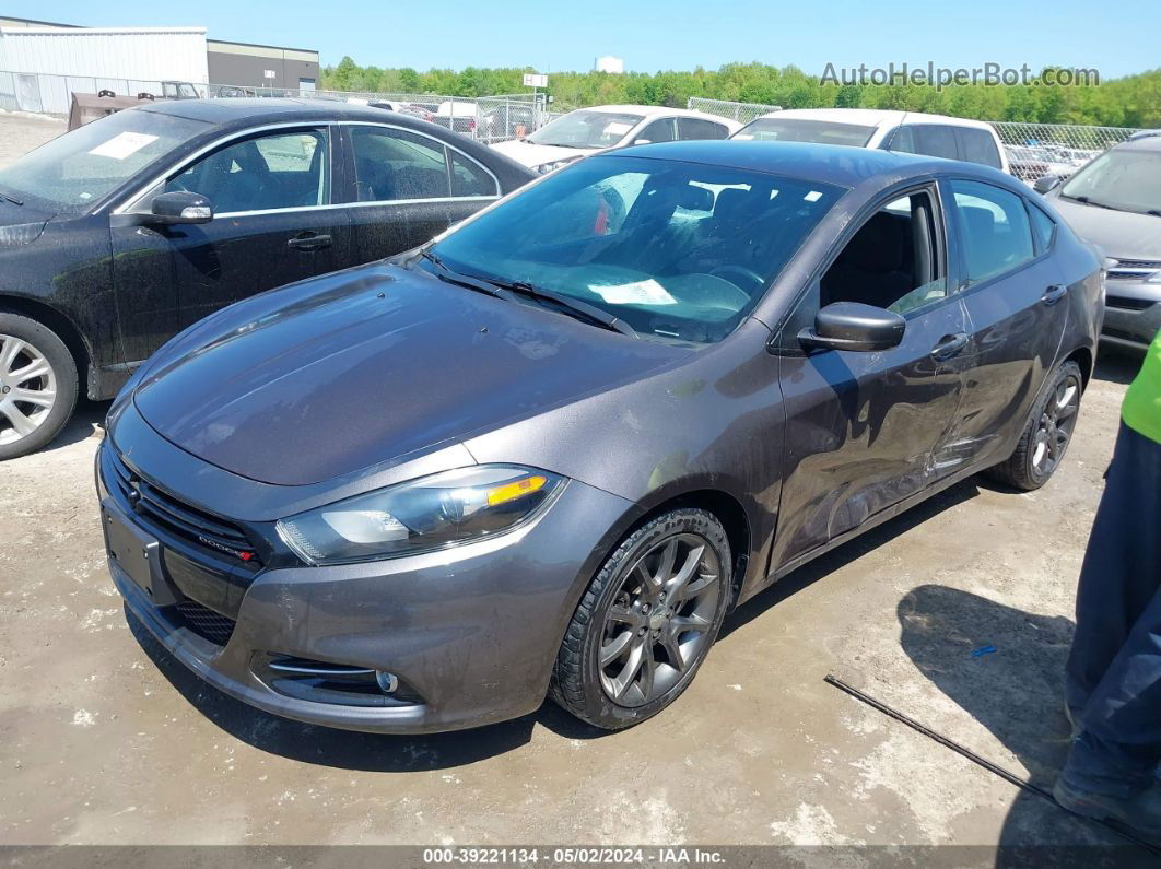 2015 Dodge Dart Sxt Gray vin: 1C3CDFBB6FD410827