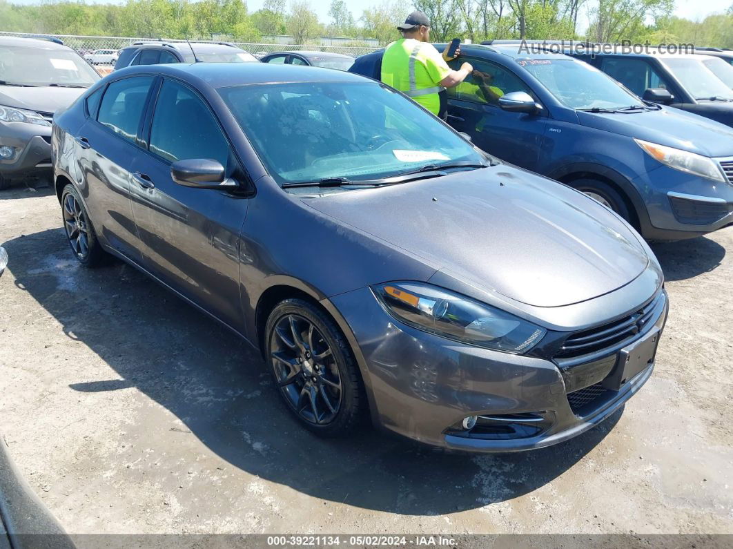 2015 Dodge Dart Sxt Gray vin: 1C3CDFBB6FD410827