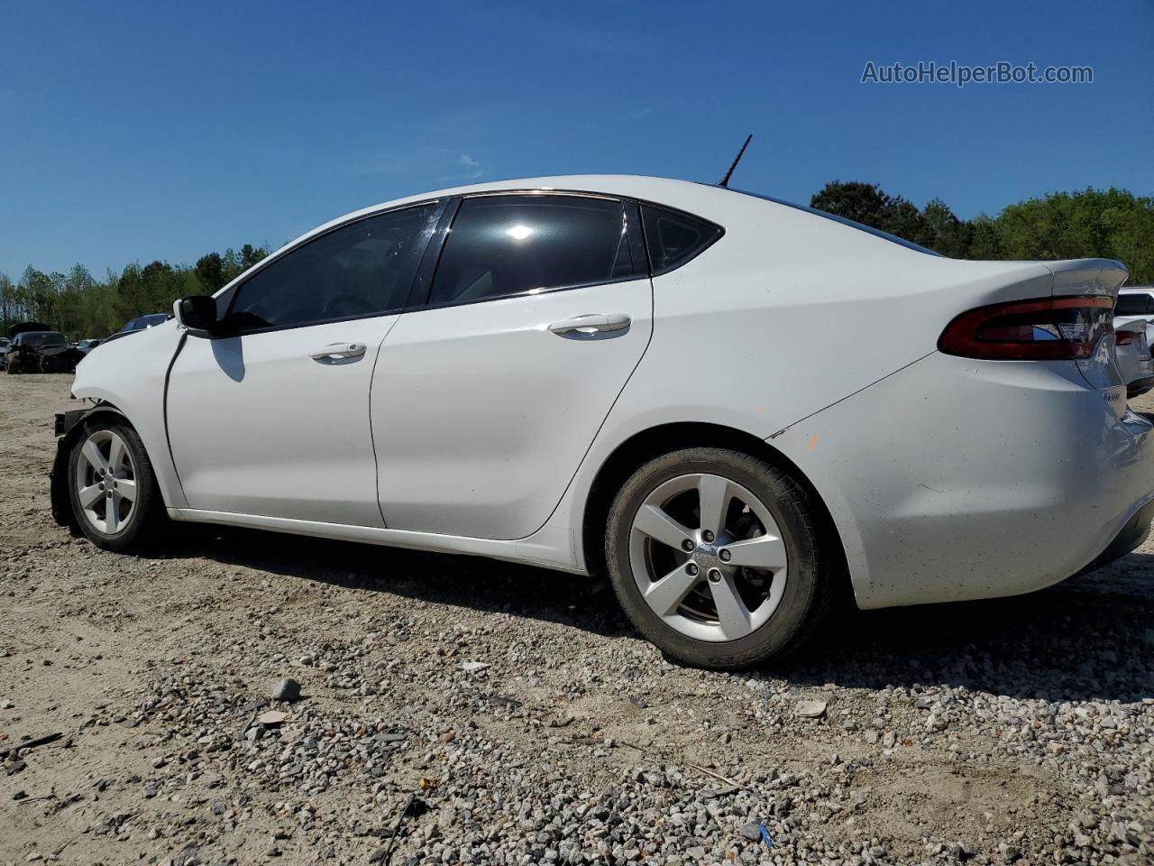 2015 Dodge Dart Sxt Белый vin: 1C3CDFBB7FD159266