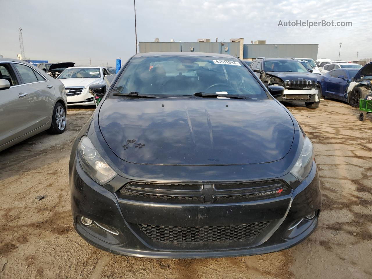 2015 Dodge Dart Sxt Black vin: 1C3CDFBB7FD165651