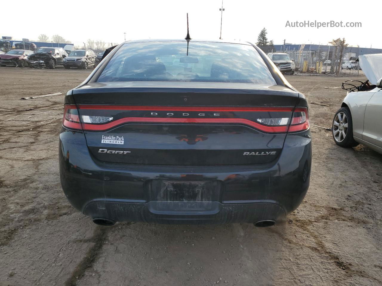 2015 Dodge Dart Sxt Black vin: 1C3CDFBB7FD165651