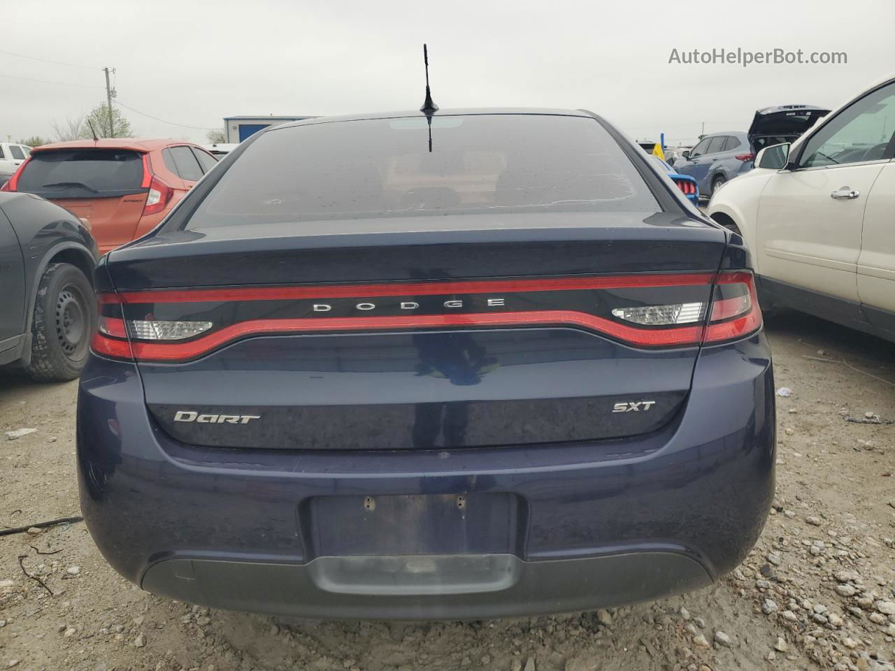 2015 Dodge Dart Sxt Синий vin: 1C3CDFBB7FD172521