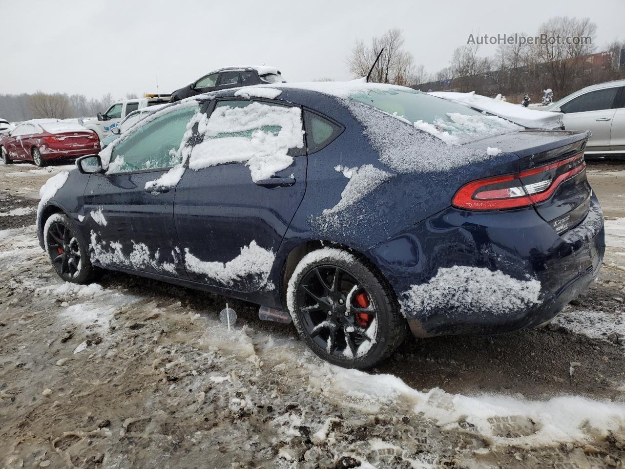 2015 Dodge Dart Sxt Blue vin: 1C3CDFBB7FD174513