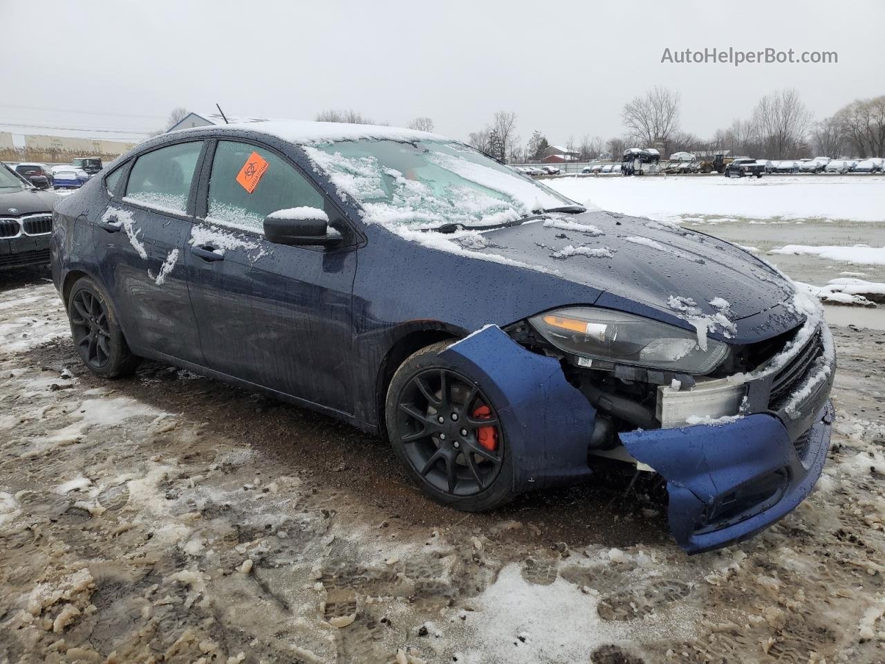 2015 Dodge Dart Sxt Blue vin: 1C3CDFBB7FD174513