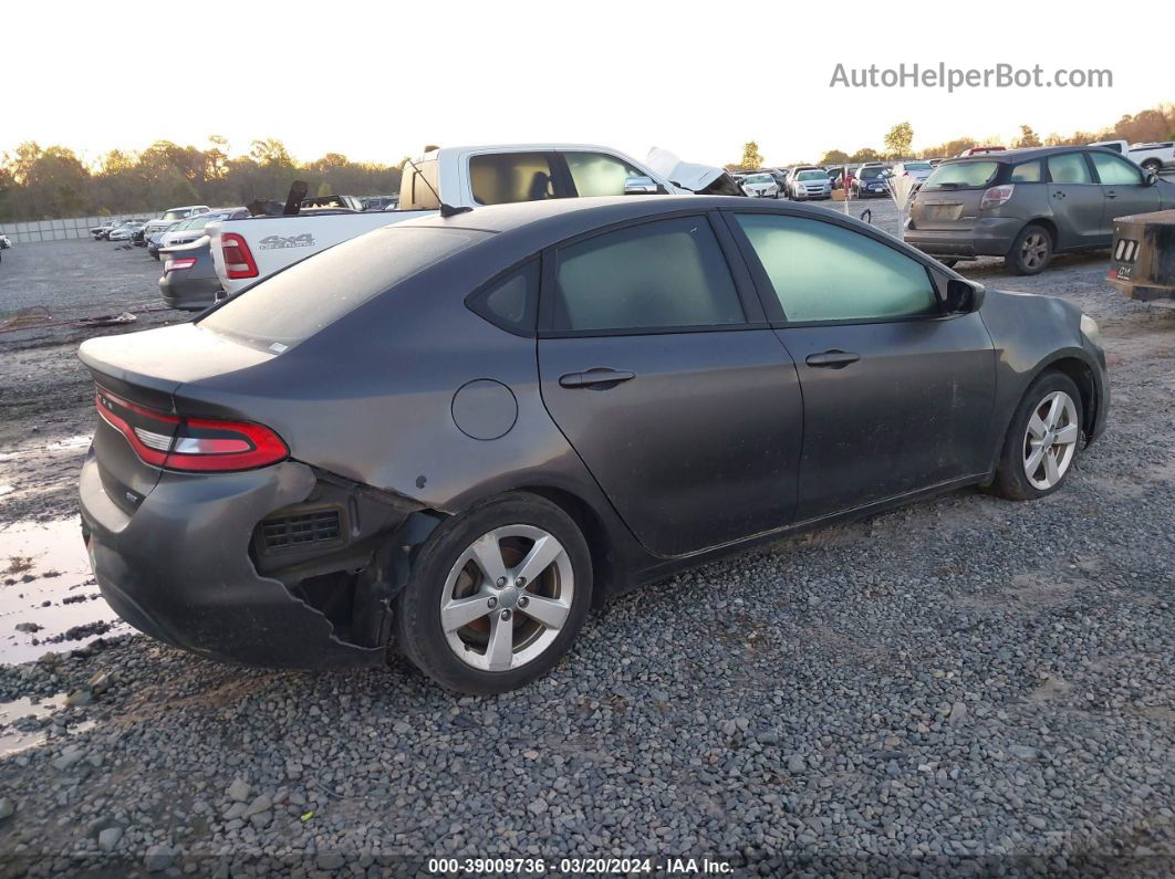 2015 Dodge Dart Sxt Gray vin: 1C3CDFBB7FD204769