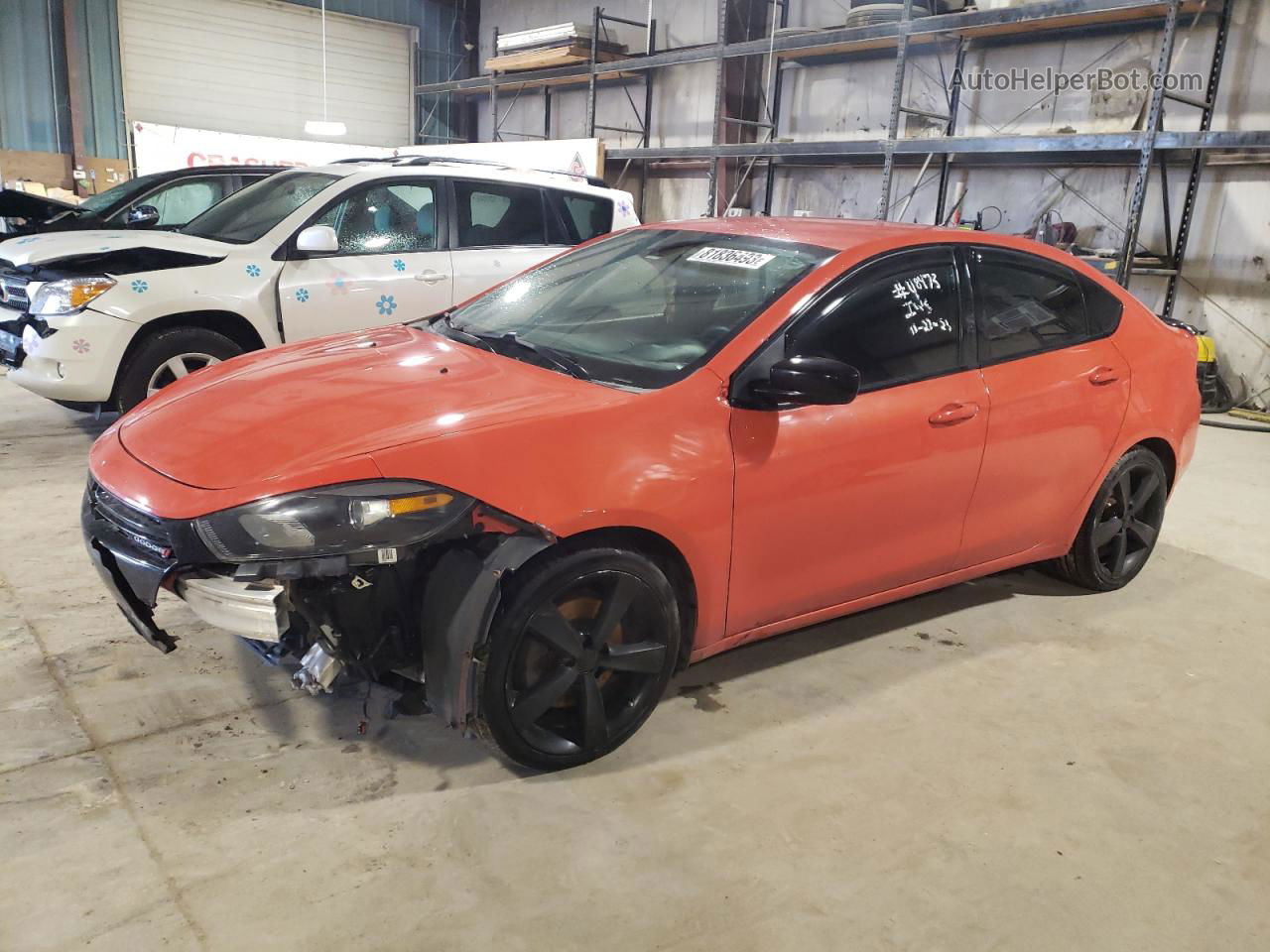 2015 Dodge Dart Sxt Orange vin: 1C3CDFBB7FD213388