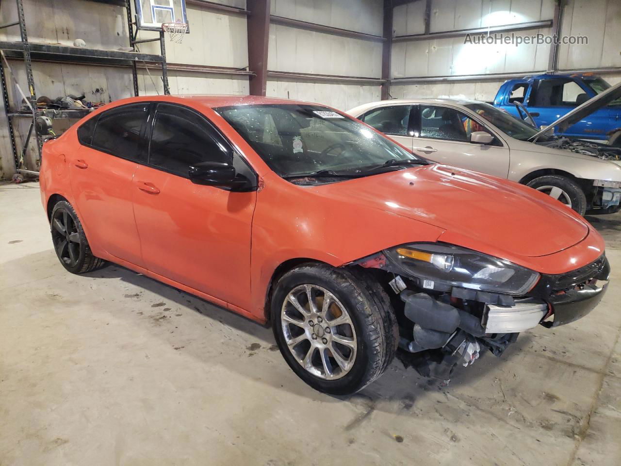 2015 Dodge Dart Sxt Orange vin: 1C3CDFBB7FD213388