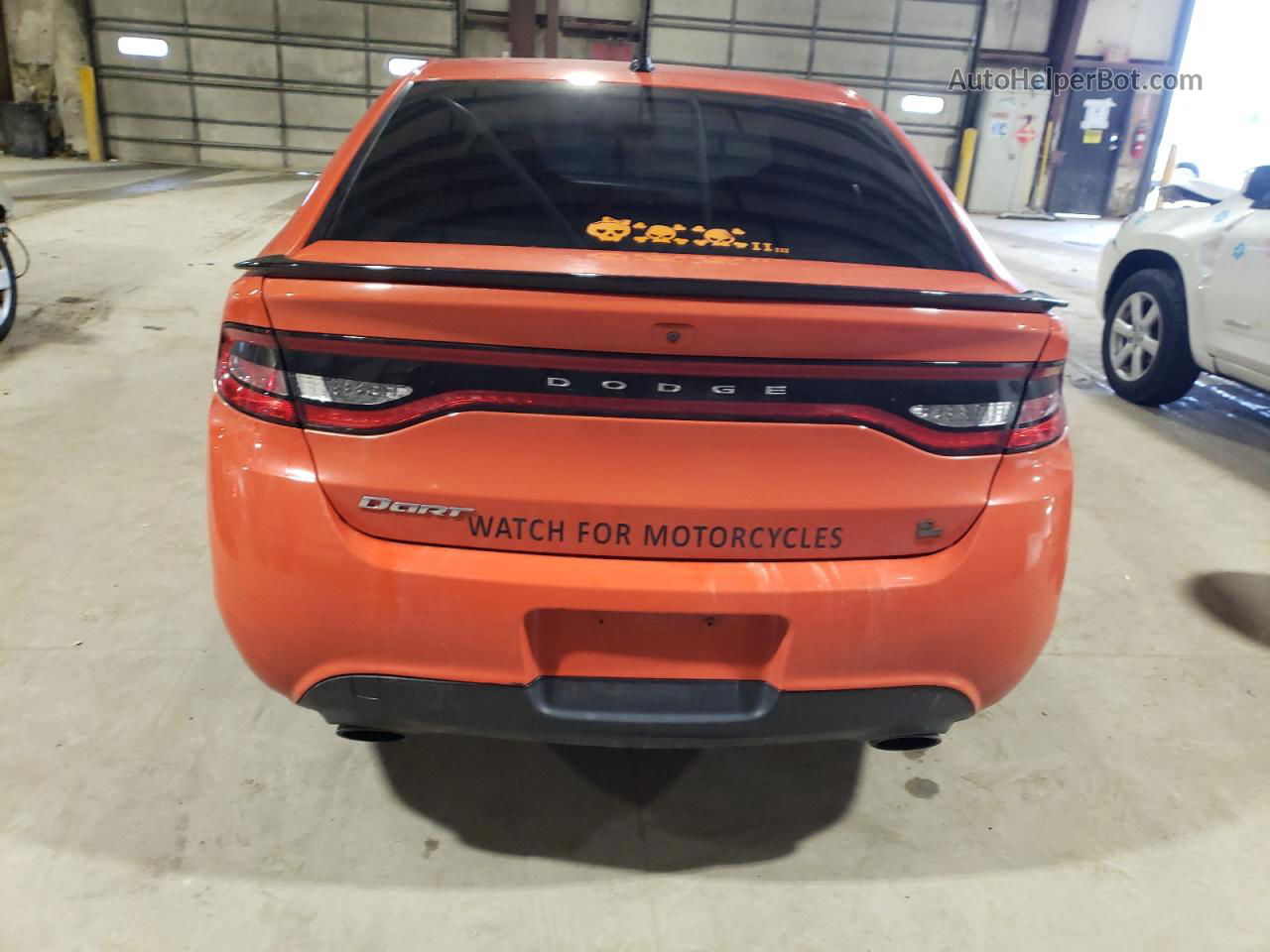 2015 Dodge Dart Sxt Orange vin: 1C3CDFBB7FD213388