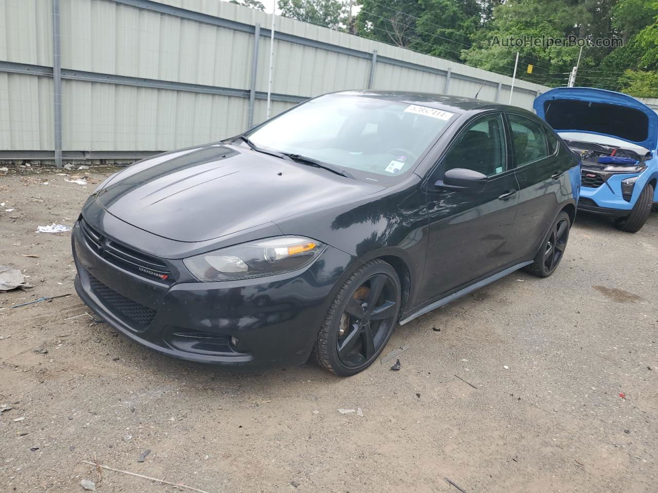 2015 Dodge Dart Sxt Black vin: 1C3CDFBB7FD223998