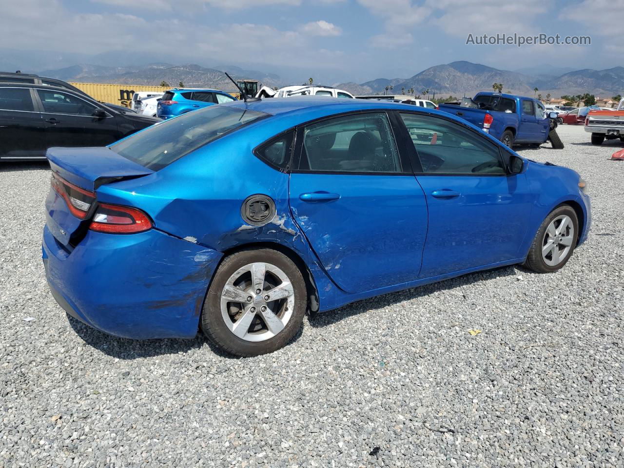 2015 Dodge Dart Sxt Blue vin: 1C3CDFBB7FD227694