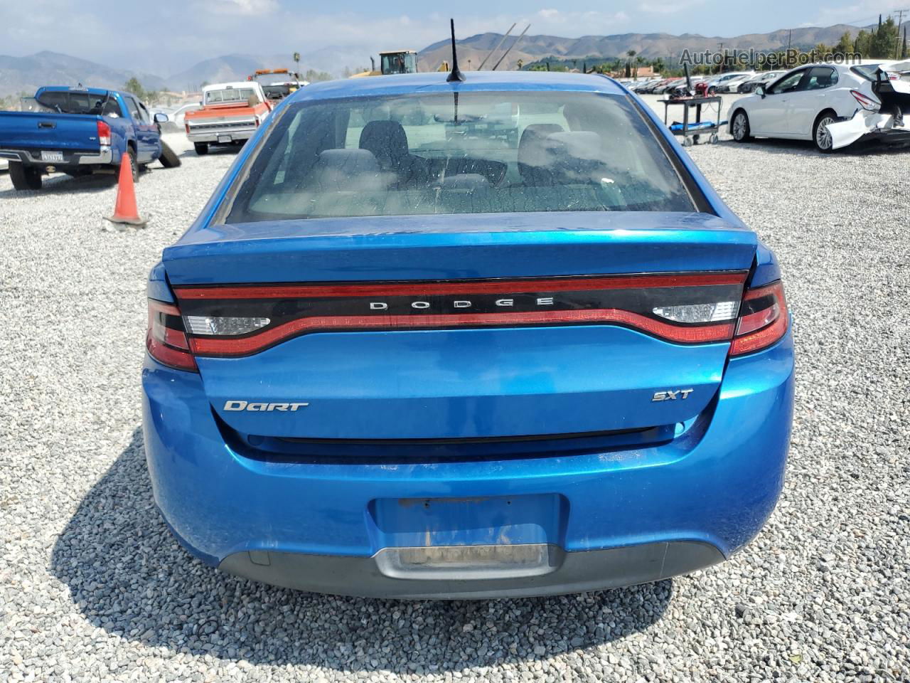 2015 Dodge Dart Sxt Blue vin: 1C3CDFBB7FD227694