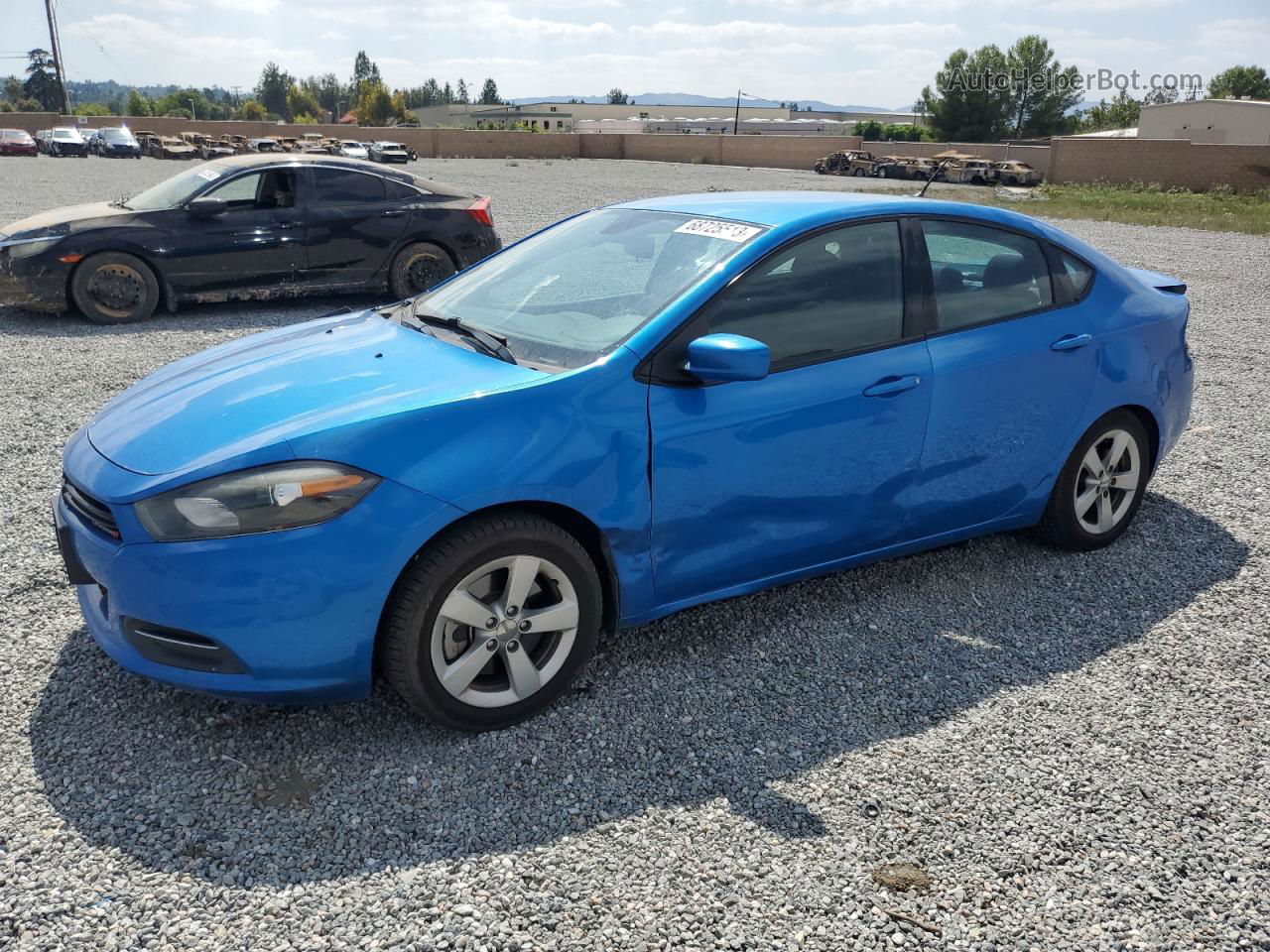 2015 Dodge Dart Sxt Blue vin: 1C3CDFBB7FD227694