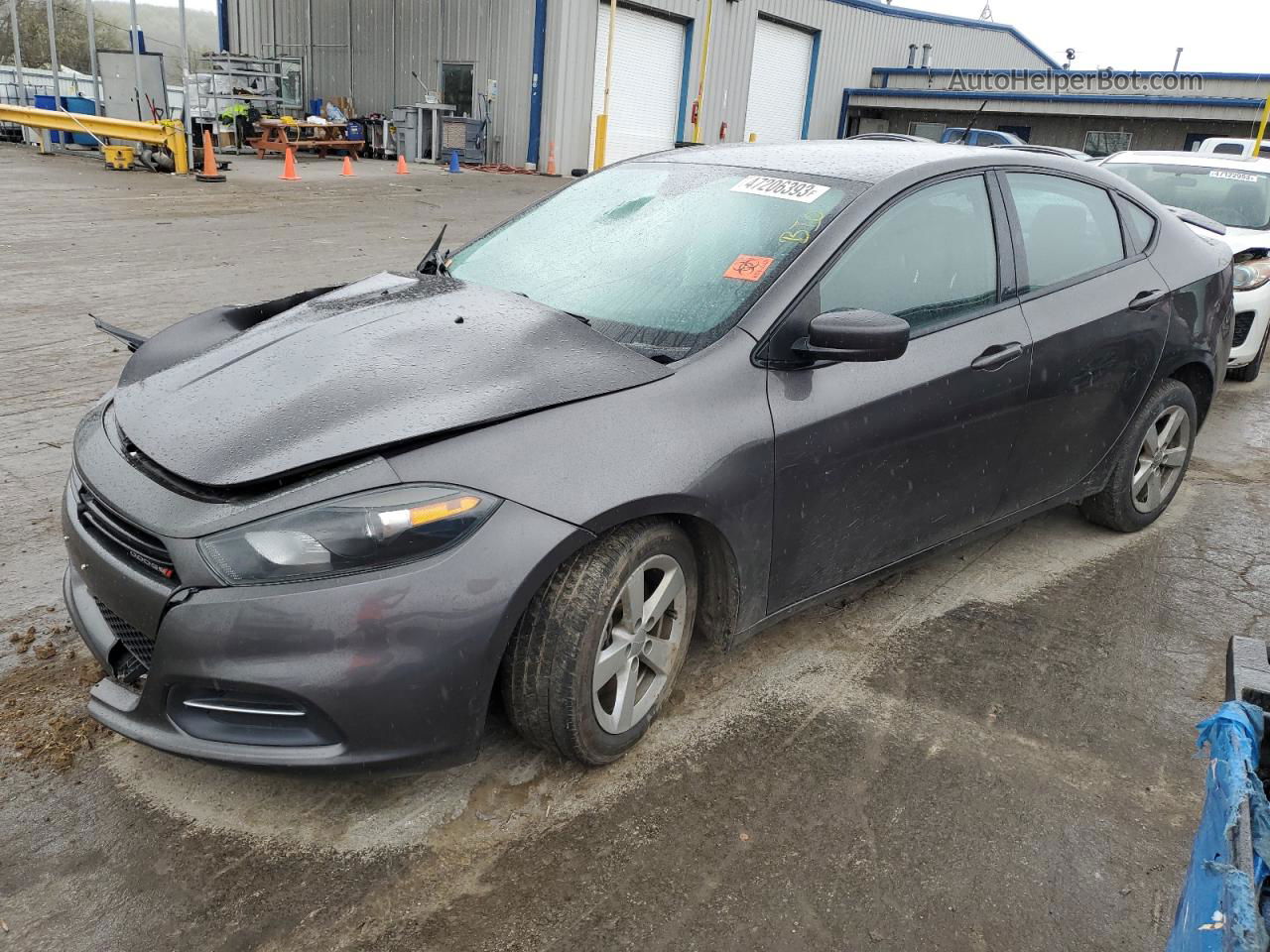 2015 Dodge Dart Sxt Gray vin: 1C3CDFBB7FD275244