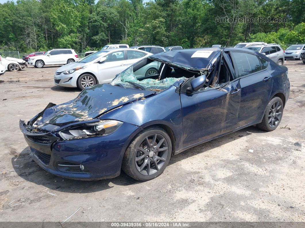 2015 Dodge Dart Sxt Dark Blue vin: 1C3CDFBB7FD301552