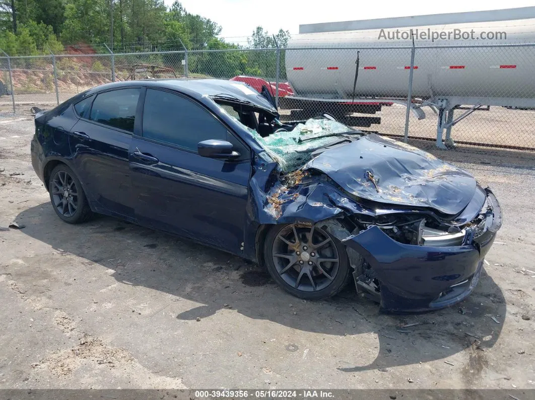 2015 Dodge Dart Sxt Dark Blue vin: 1C3CDFBB7FD301552