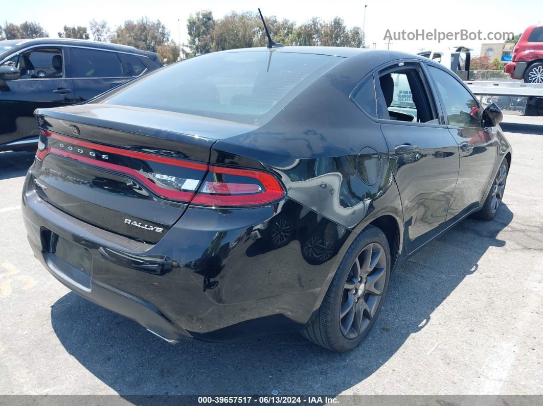 2015 Dodge Dart Sxt Black vin: 1C3CDFBB7FD302488