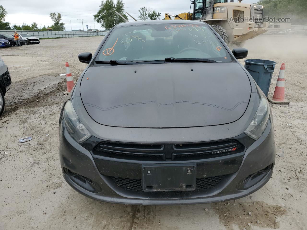 2015 Dodge Dart Sxt Gray vin: 1C3CDFBB7FD346104