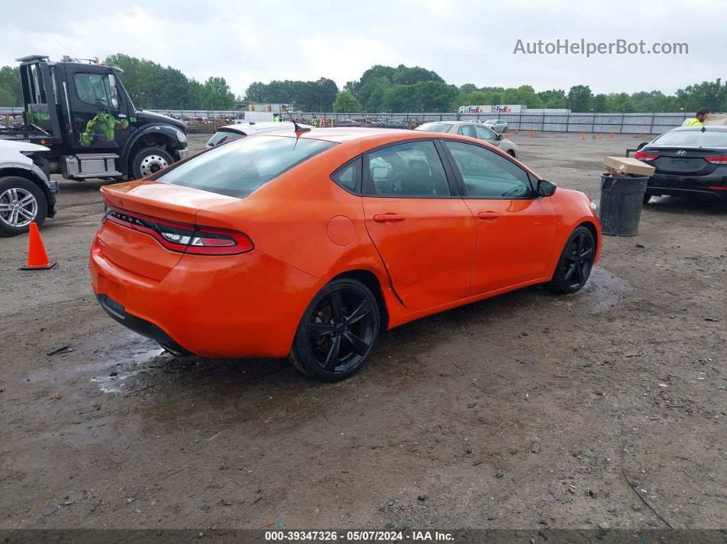 2015 Dodge Dart Sxt Orange vin: 1C3CDFBB7FD378549