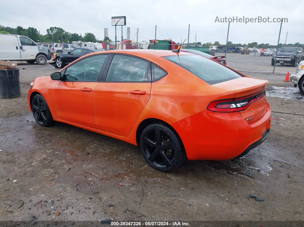 2015 Dodge Dart Sxt Orange vin: 1C3CDFBB7FD378549