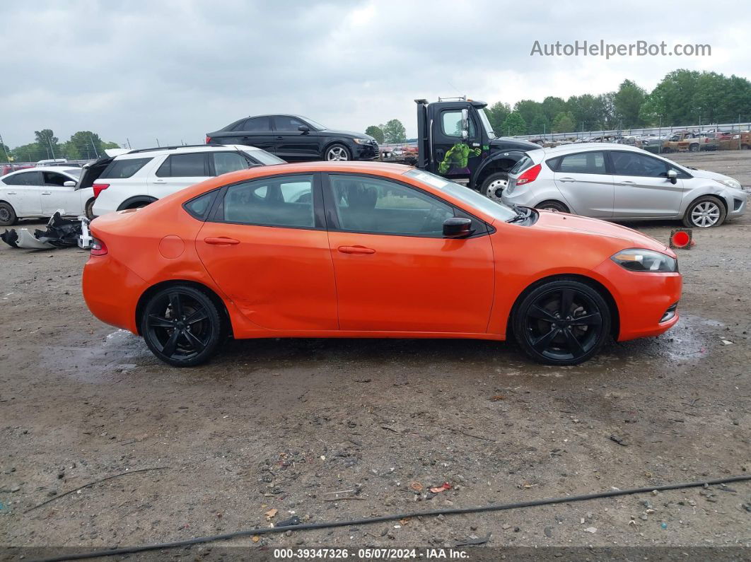 2015 Dodge Dart Sxt Orange vin: 1C3CDFBB7FD378549