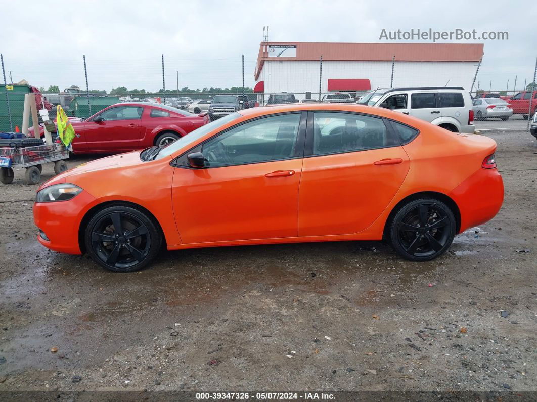 2015 Dodge Dart Sxt Оранжевый vin: 1C3CDFBB7FD378549