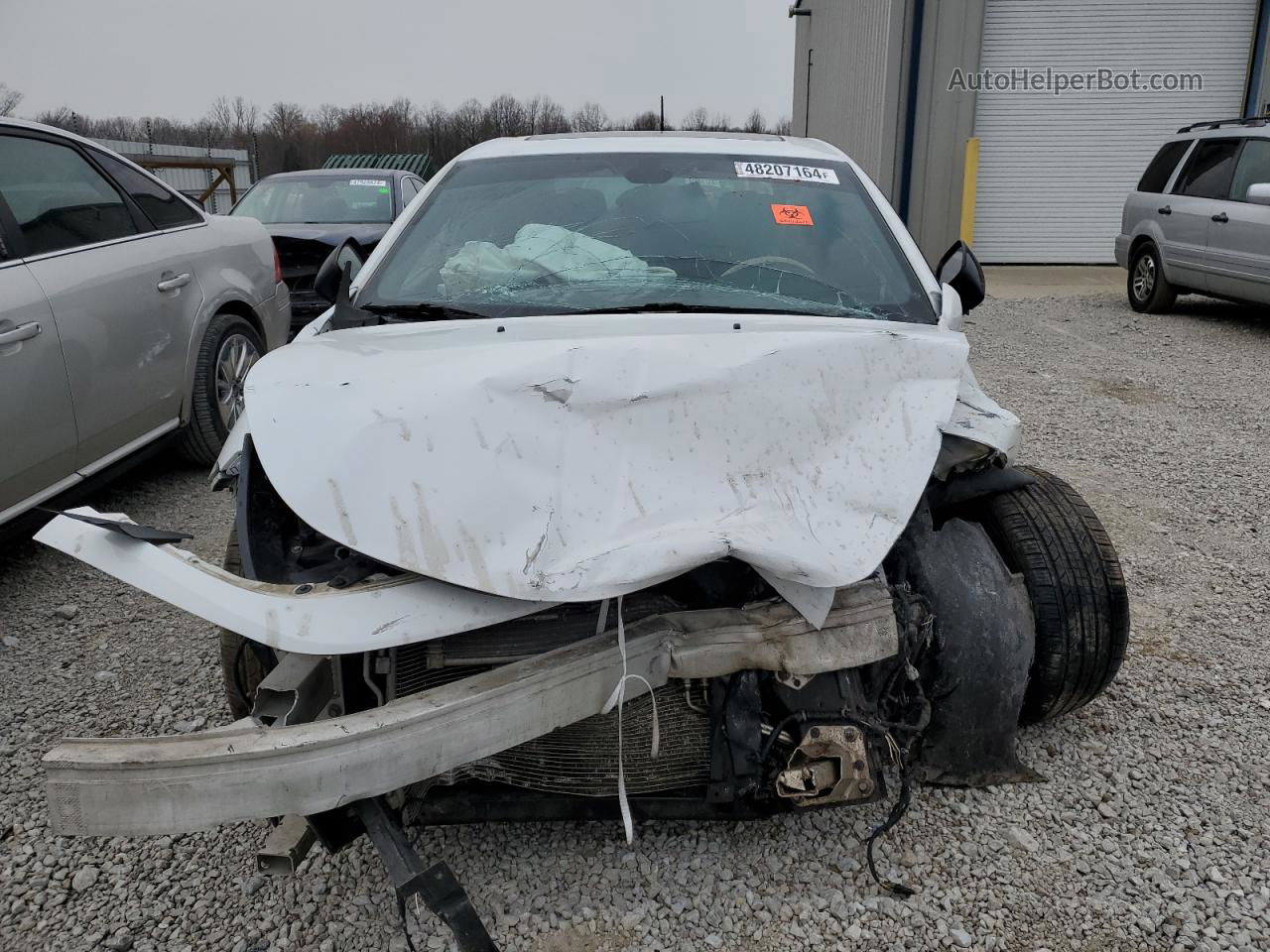 2015 Dodge Dart Sxt White vin: 1C3CDFBB7FD414871